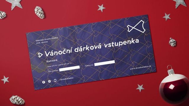 Kladenské divadlo dalo do prodeje Vánoční dárkové vstupenky!